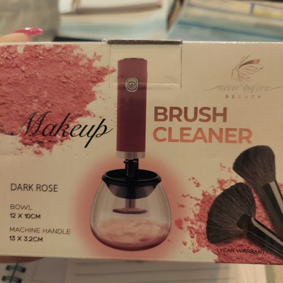 Other - Makeup brush cleaner. ( Dark Rose color)